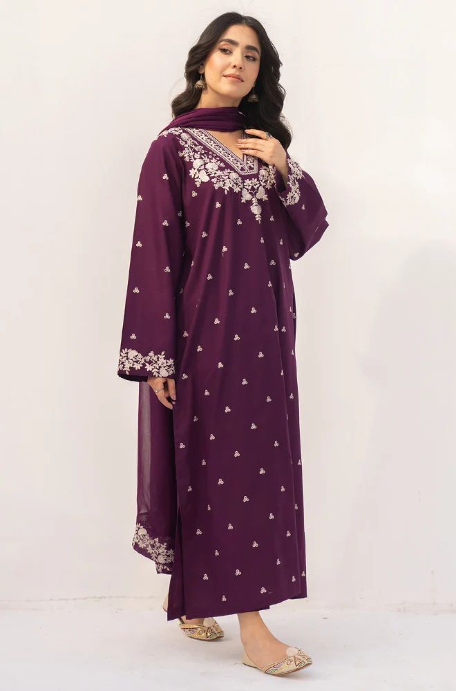 Fiddani Luxury Unstitched Lawn 3PC Suit