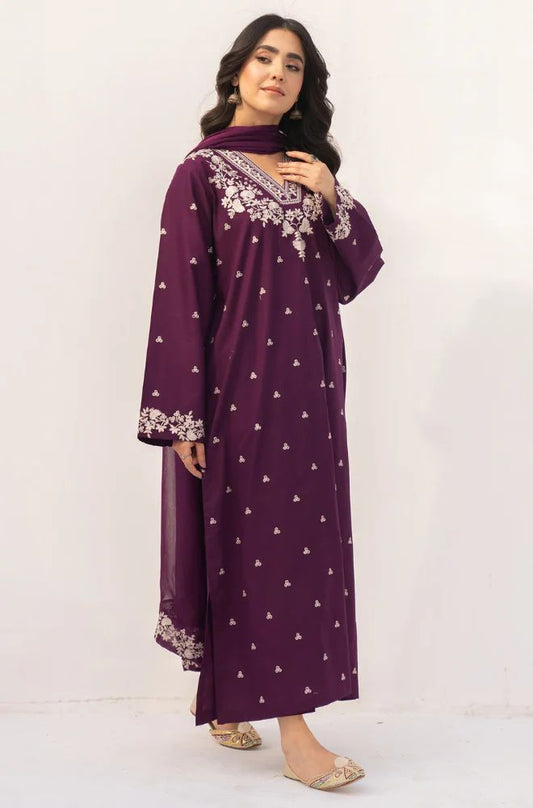 Fiddani Luxury Unstitched Lawn 3PC Suit