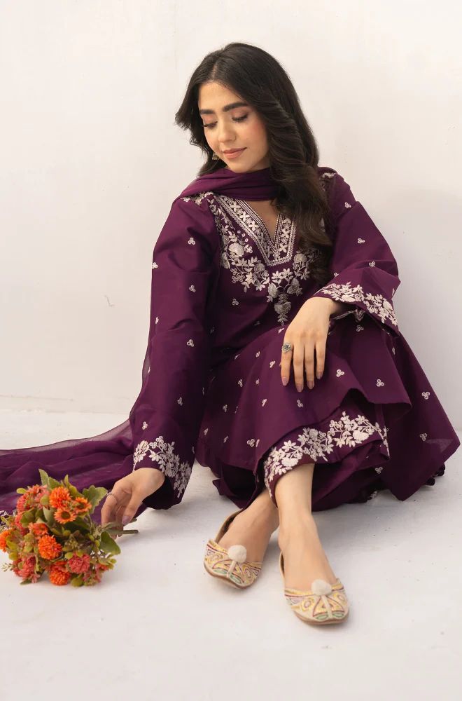 Fiddani Luxury Unstitched Lawn 3PC Suit