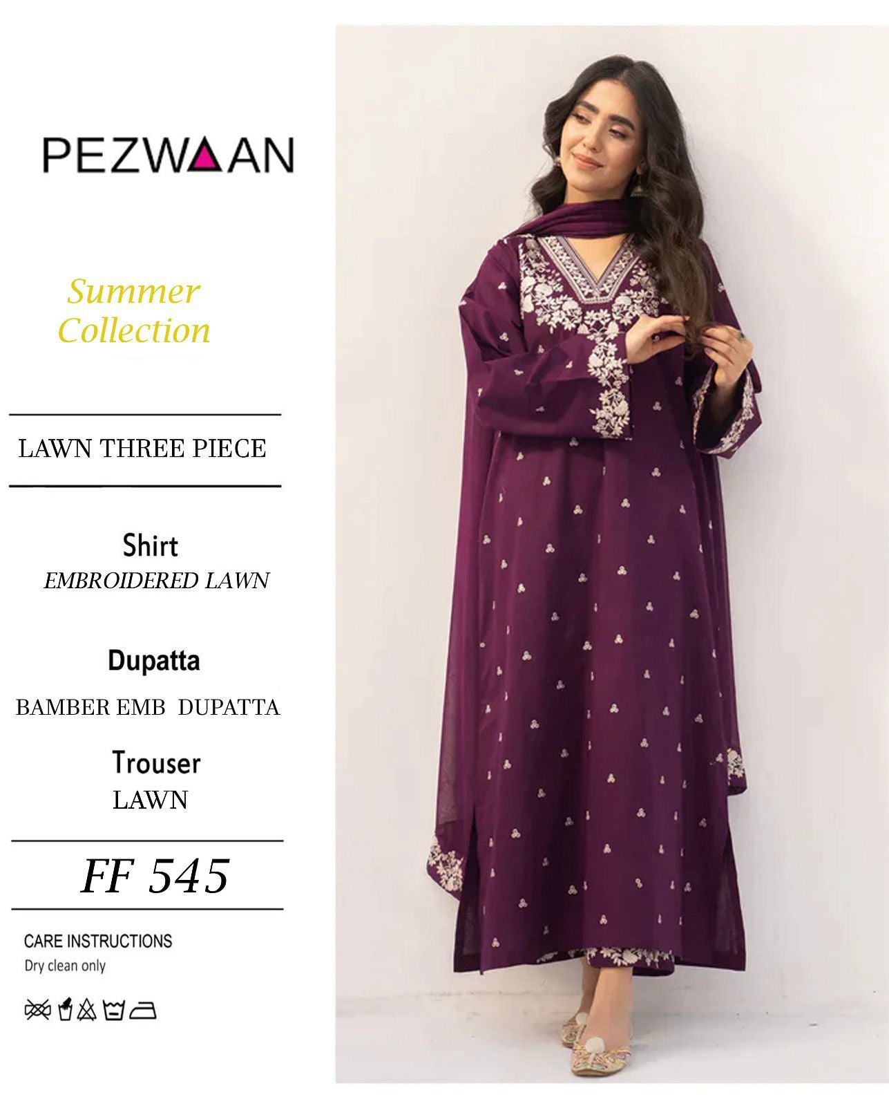 Fiddani Luxury Unstitched Lawn 3PC Suit