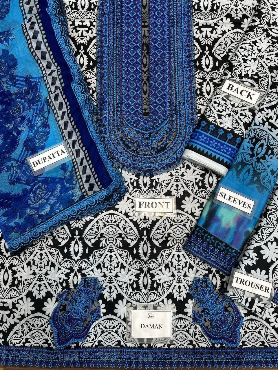 Summer Lawn 2026 – Premium Unstitched 2 Piece | Airjet Pure Lawn | Floral & Digital Prints | Soft Fine Quality