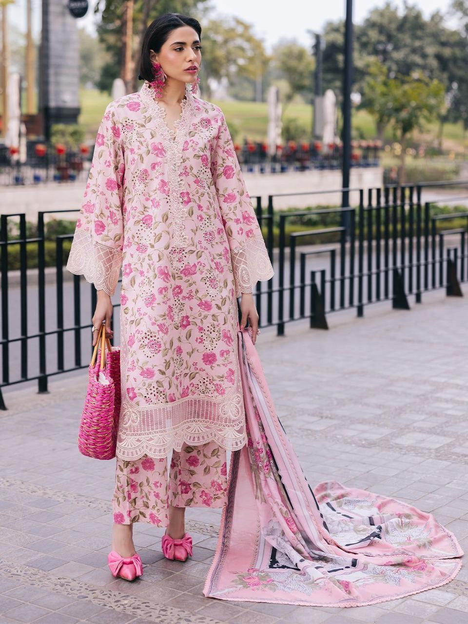 Summer Lawn 2026 – Premium Unstitched 2 Piece | Airjet Pure Lawn | Floral & Digital Prints | Soft Fine Quality