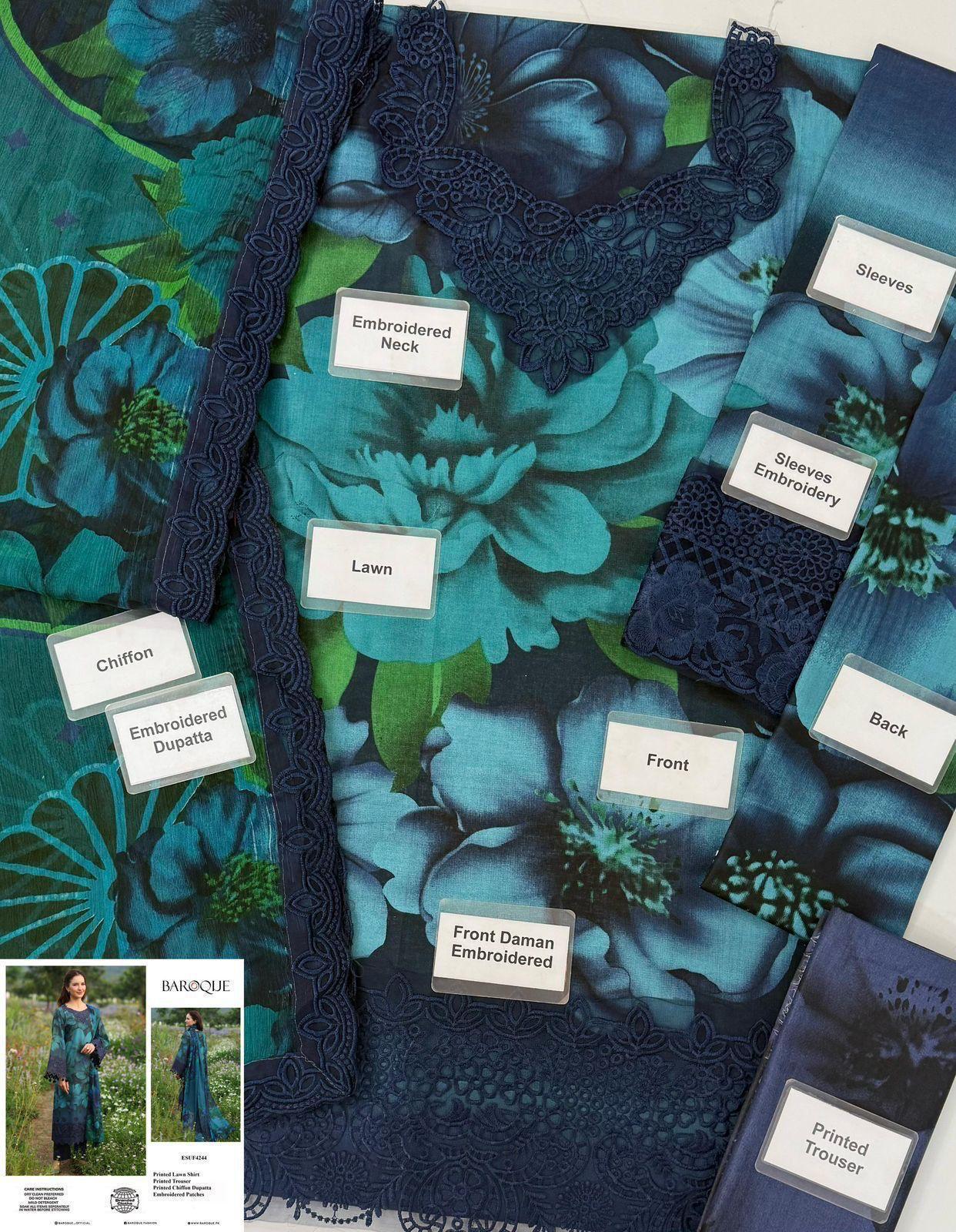 Summer Lawn 2026 – Premium Unstitched 2 Piece | Airjet Pure Lawn | Floral & Digital Prints | Soft Fine Quality