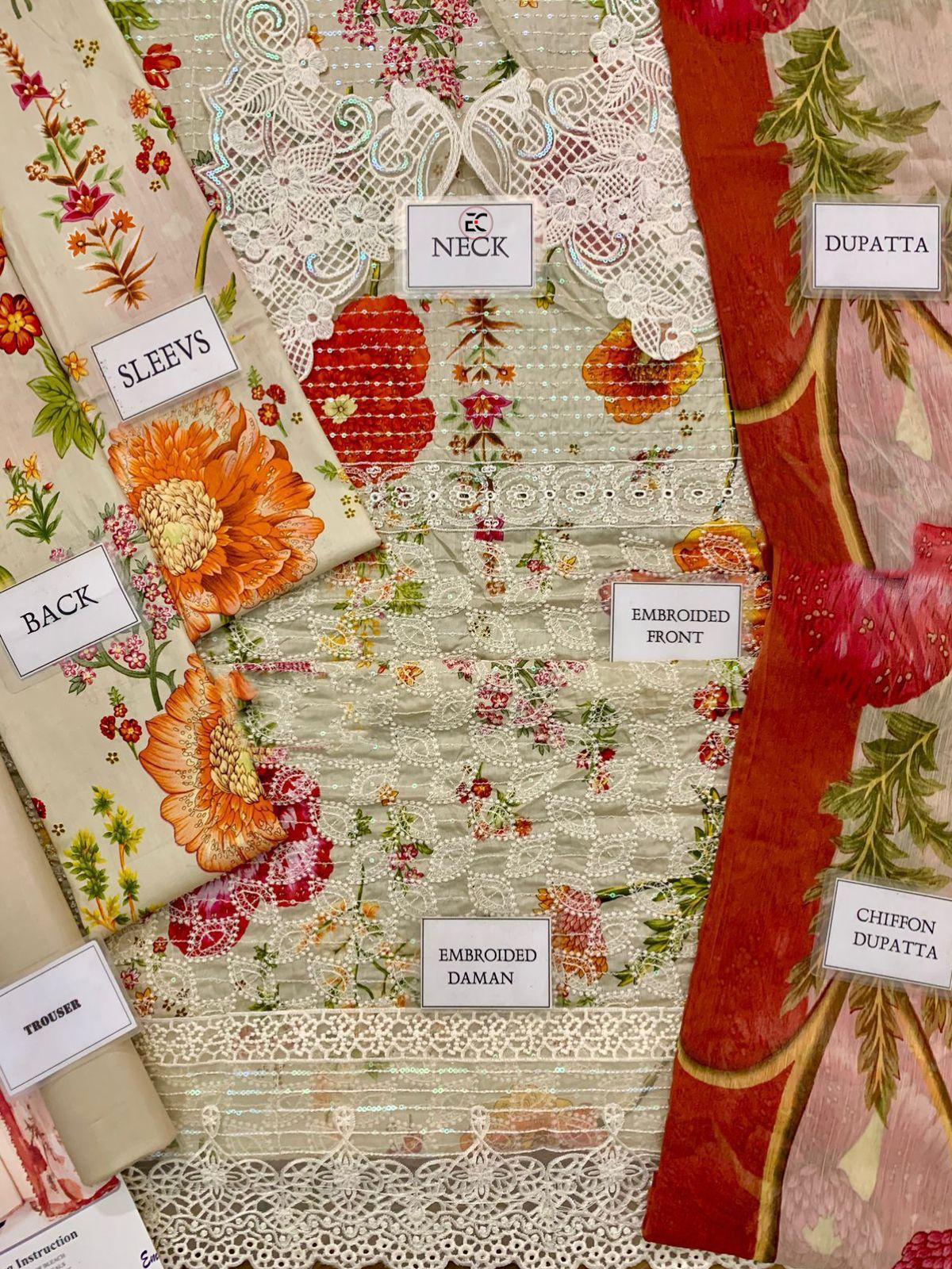 Summer Lawn 2026 – Premium Unstitched 2 Piece | Airjet Pure Lawn | Floral & Digital Prints | Soft Fine Quality